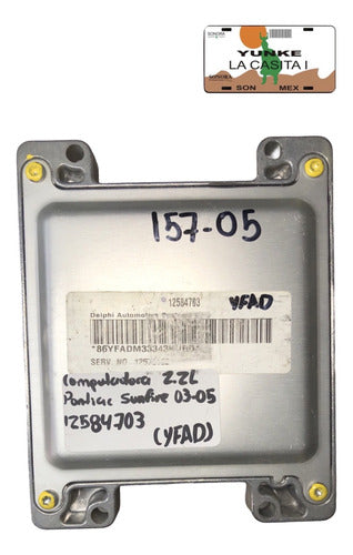 Computadora Chevrolet Optra 2.2l 03-05 12584703 (yfad)