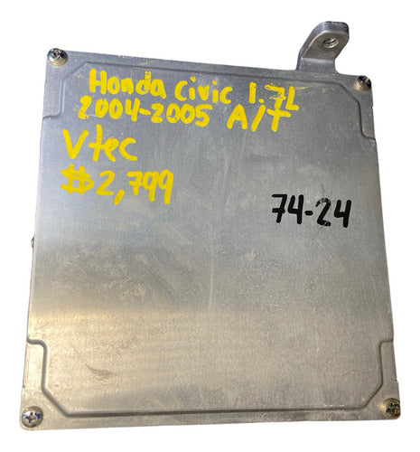 Computadora Honda Civic 1.7l A/t 04-05  37820-plm-a73 (6w)