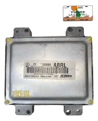 Computadora Chevrolet Cruze 1.4l A/t 2014 12656958 (abrl)