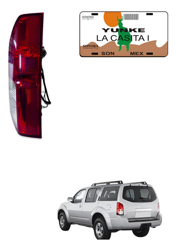 Calavera Rh Nissan Pathfinder 05-10 949 610 Derecho/pasajero Rojo