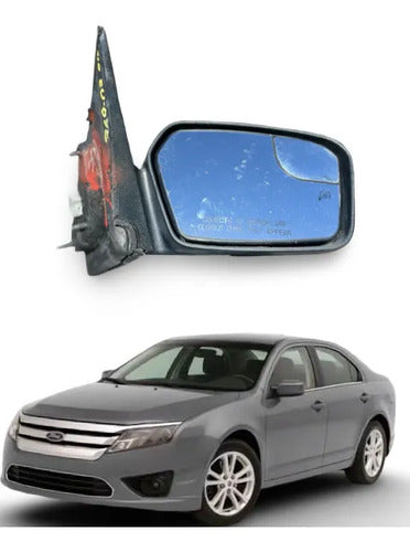 Espejo Retrovisor Rh Ford Fusión 2010-2012 6e53-17682-a