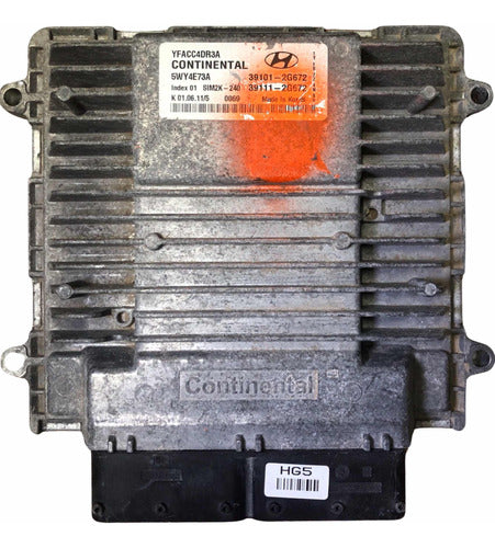 Computadora Hyundai Sonata 2.4l A/t 2011-2014 39101-2g672