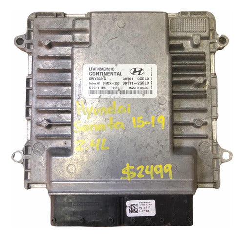 Computadora Hyundai Sonata 2.4l 2015-2019       39101-2ggl0
