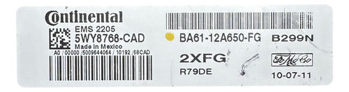 Computadora Ford Fiesta 1.6l 2011 Ba61-12a650-fg