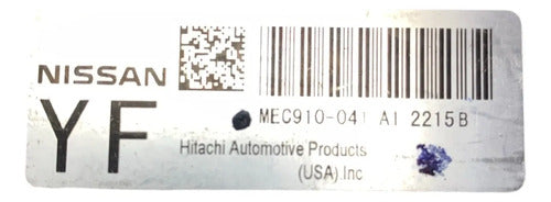 Computadora Nissan Versa 1.6l A/t 2012 Mec910-041 A1 (yf)