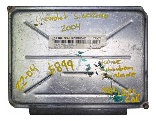 Computadora Chevrolet Silverado 2004         12586242 (yfxm)