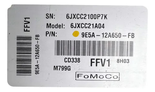Pcm Computadora Ford Fusion 2.3l 2009 9e5a-12a650-fb