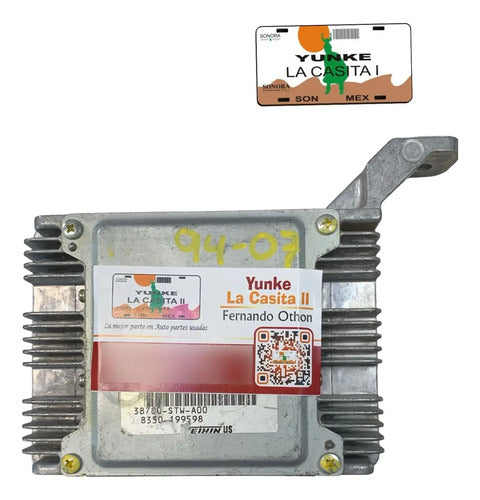 Pcm Computadora Honda Pilot 2006-2008 3.5l A/t 38700-stw-a00