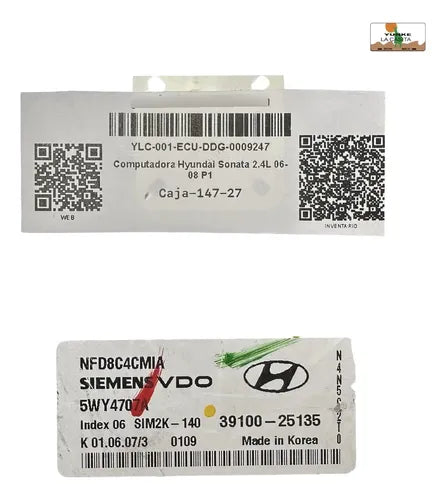 Computadora Hyundai Sonata 2.4l 06-08 39100-25135 P1