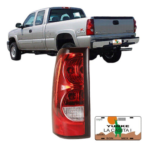 Calavera Lh Chevrolet Silverado 04-07 16530965 Izquierdo/conductor Rojo