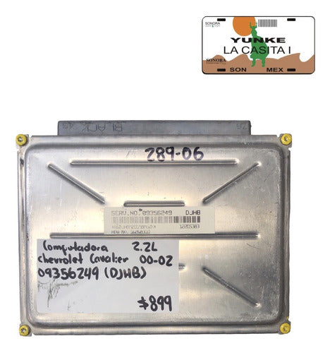 Computadora Chevrolet Cavalier 2.2l 00-02 09356249 (djhb)