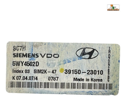 Computadora Hyundai Elantra 2.0l 07-10 39150-23010