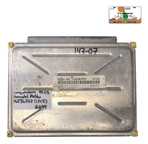 Computadora Chevrolet Malibu 99-05 16236757 (cfcr)