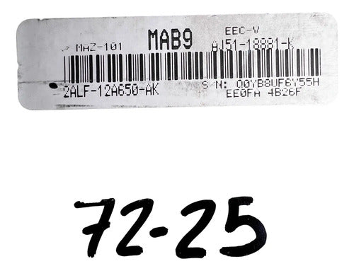 Pcm Computadora Mazda Mpv 3.0l A/t 03-04 2alf-12a650-ak