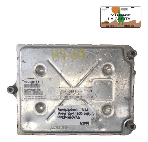 Computadora Dodge Ram 1500 3.6l 2016 P68243304aa