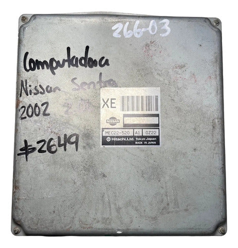 Pcm Computadora Nissan Sentra 2.0l 01-02 Mec22-520 (xe)