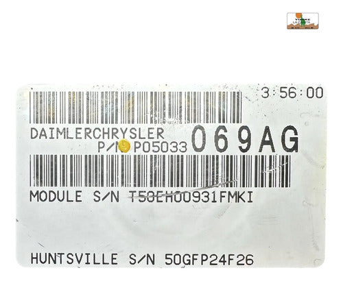 Computadora Chrysler Pt Cruiser 2.4l 2003 P05033069ag