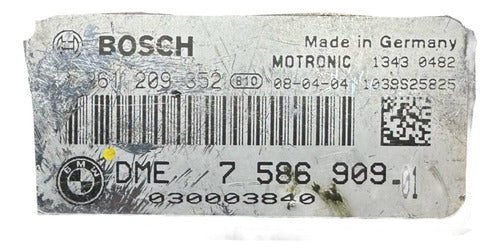 Computadora BMW 750i 2006-2008 DME 7 586 909