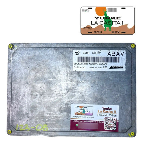 Pcm Computadora Chevrolet Terrain 2.4l 2015 12651807 (abav)