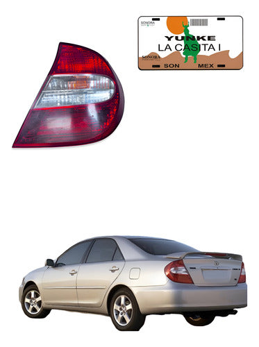 Calavera Rh Toyota Camry 02-04 Derecho/pasajero Rojo