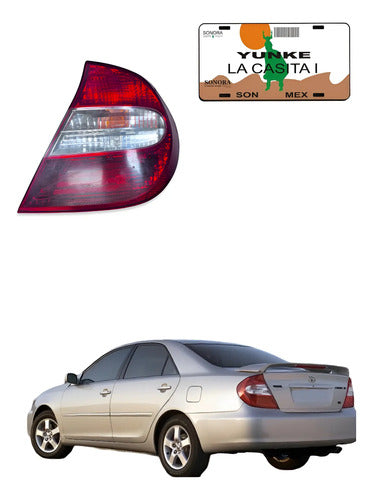 Calavera Rh Toyota Camry 02-04 Derecho/pasajero Rojo