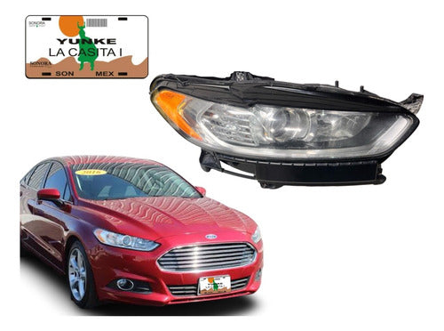 Faro Rh Original Ford Fusion 2013-2016 Ds73-13w029-cd Blanco