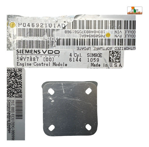 Pcm Computadora Dodge Caliber 2.0l 2007