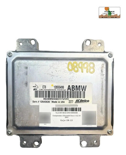 Computadora Chevrolet Cruze 1.8l A/t 2013 12655499 (abmw)