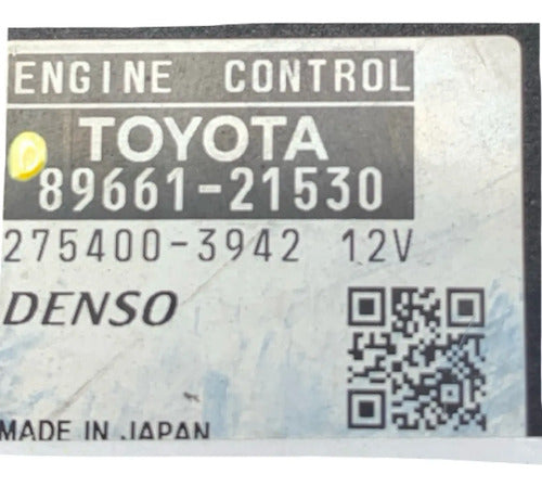 Pcm Computadora Toyota Scion Tc 2.5l 2011 89661-21530