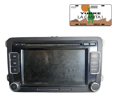 Estéreo Volkswagen Jetta 2011-2014 5k0 035 190 Negro