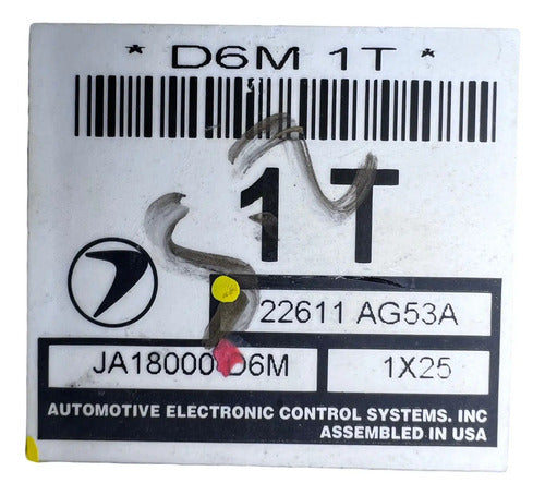 Computadora Subaru Legacy 2.5l 01-02 22611 Ag53a