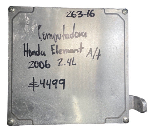 Computadora Honda Element 2.4l A/t 2006 37820-pzd-a58 (4t)