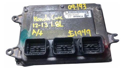 Computadora Honda Civic 12-13  1.8l A/t   37820-r1y-l55 (fn)