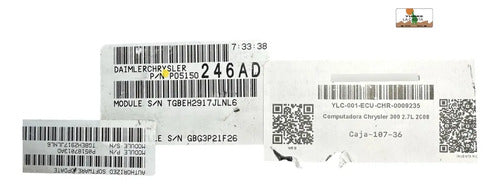 Computadora Chrysler 300 2.7l 2008 P05150246ad