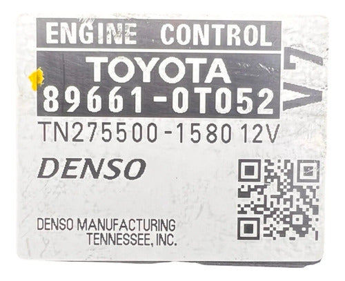 Pcm Computadora Toyota Venza 2.7l 09-12 89661-0t052