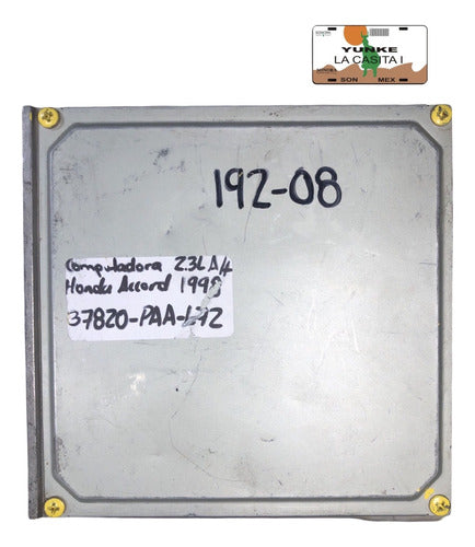 Computadora Honda Accord 2.3l A/t 1998 37820-paa-l72