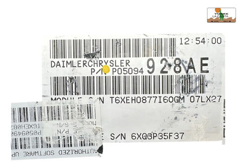 Computadora Chrysler 300 2.7l A/t 2007 P05094928ae