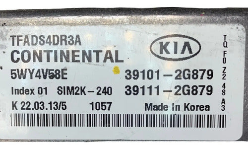 Pcm Computadora Kia Óptima 2.4l 11-13 39101-2g879