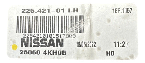 Faro Izquierdo Nissan Np300 2016-2020