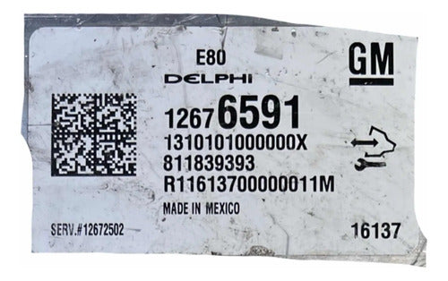 Pcm Computadora Chevrolet Cruze 2016 12676591