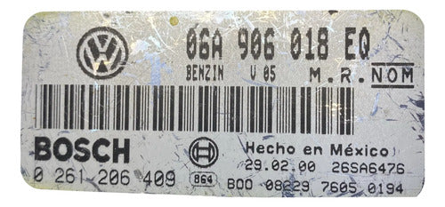 Pcm Computadora Vw Beetle 2.0l 2000-2001 06a 906 018 Eq