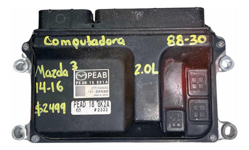 Computadora Mazda 3 2.0l 2014-2016 Peab 18 881a