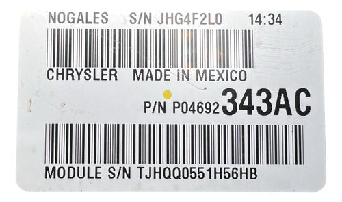 Caja De Fusibles Jeep Patriot 2011-2014 P04692343ac