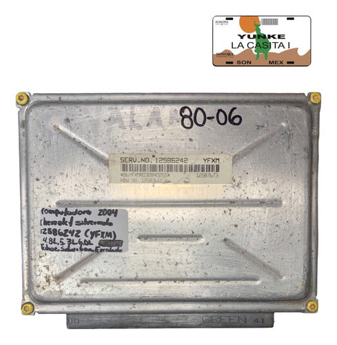 Computadora Chevrolet Silverado 2004 12586242 (yfxm)