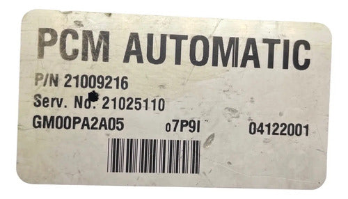 Pcm Computadora Saturn S Series 1.9l A/t 00-02 21025110 P1