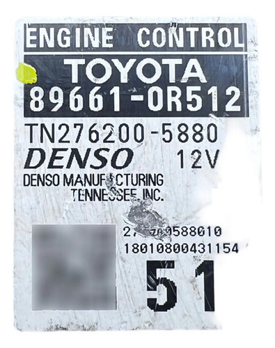 Pcm Computadora Toyota Rav-4 2.5l 2016-2018 89661-0r512 (51)