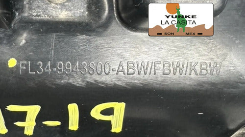 Manija De Tapa Ford F-150 2015-2020 Original Negro Trasera