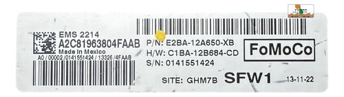 Pcm Computadora Ford Fiesta 1.6l 2013-2015 E2ba-12a650-xb