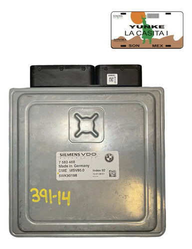 Pcm Computadora Bmw X5 3.0l 2010 5wk90198 P1