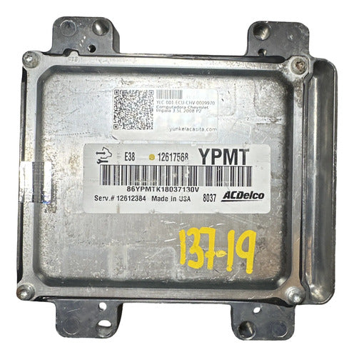 Pcm Computadora Chevrolet Impala 3.5l 2008 P2